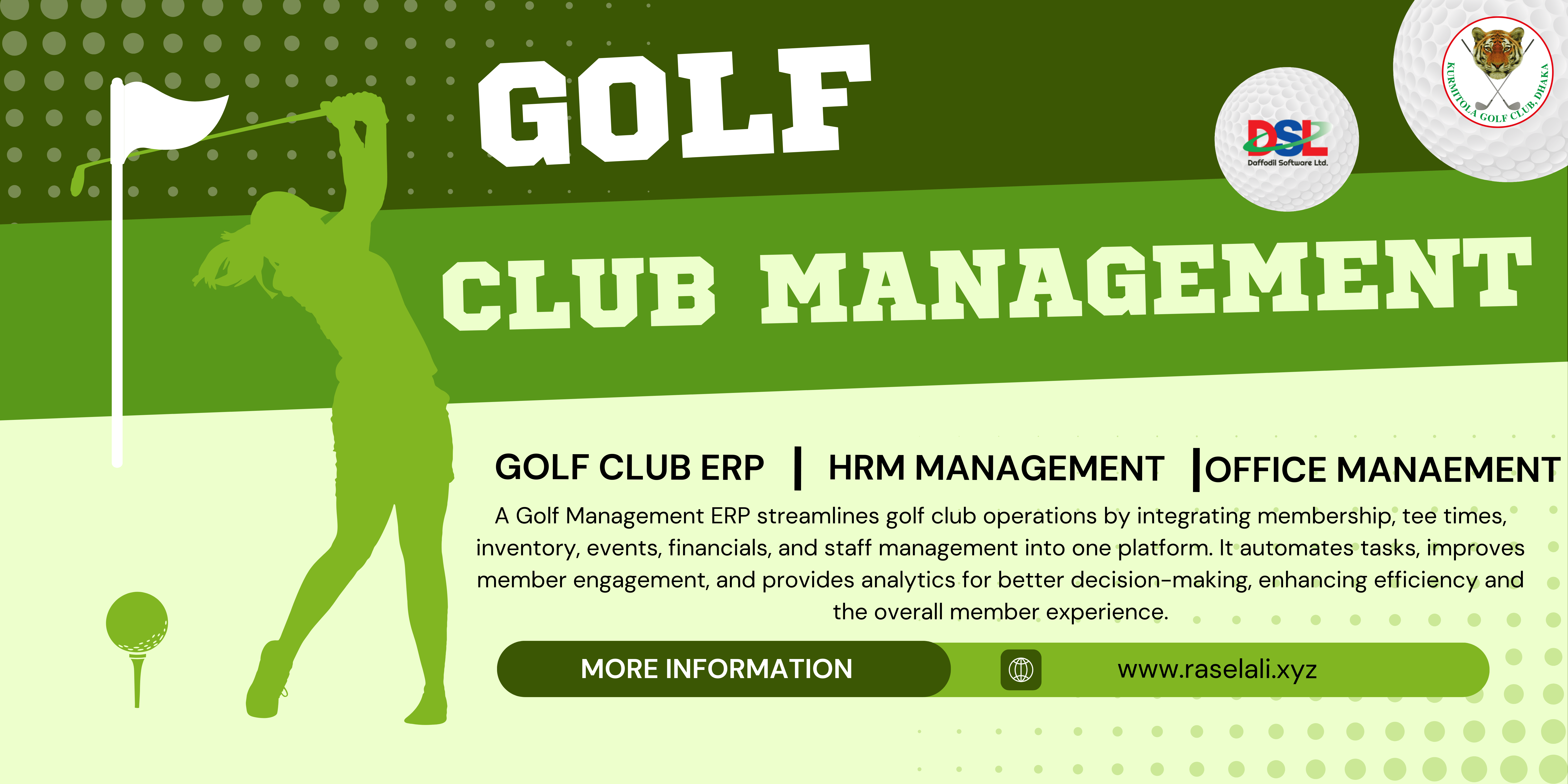 Golf Club Management ERP For Kurmitola Golf Club